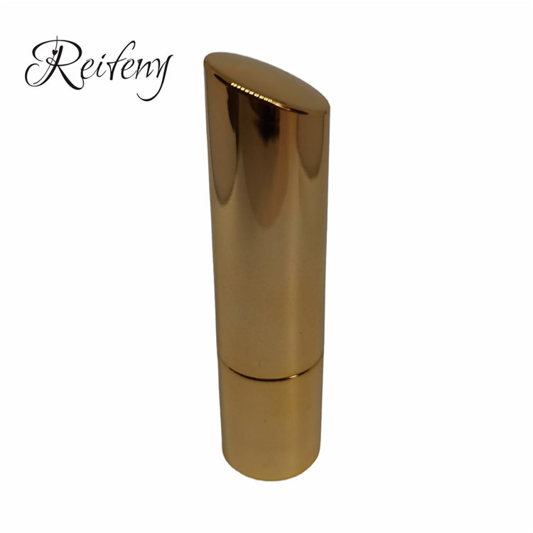 热销款口红包材壳批发可定工厂直销喷镀斜口口红空壳12.1mm口径