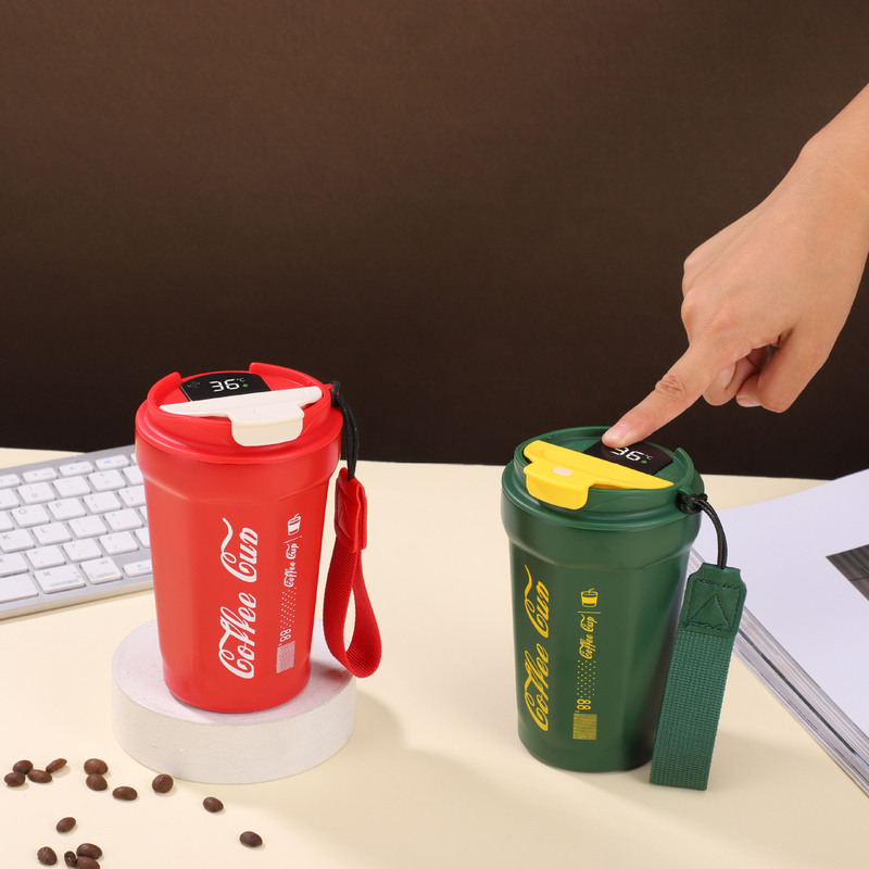 クロスボーダーネットセレブ八角形ダイヤモンドコーヒーサーマルカップ304ステンレス鋼コーヒーサーマルカップ高価値プリントウォーターカップ|undefined