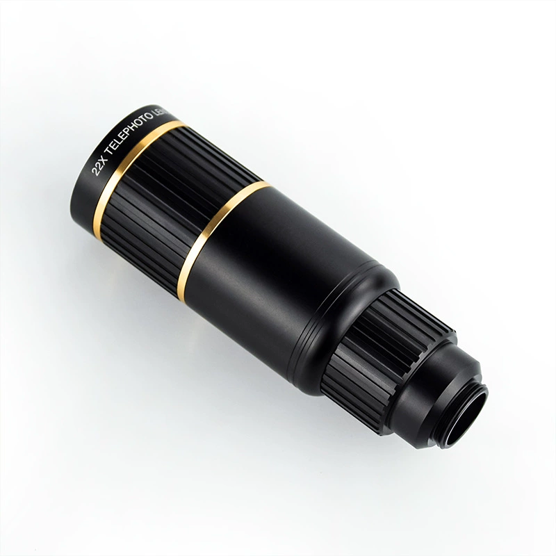 Оптовая продажа 22x монокулярного телескопа, металлического телескопа, телеобъектива, концертного HD-телескопа для мобильной фотографии