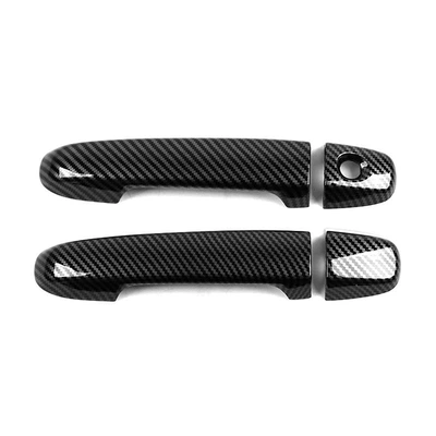 handle decoration door bowl handle | Other Automotive Exterior Supplies - two-door-single-hole-carbon-fiber
