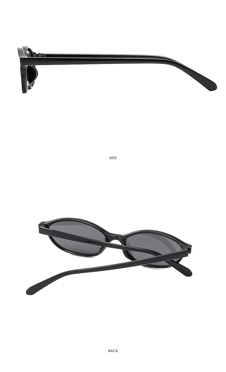 Ac, UV400 Protection Lens Material Streetwear Solid Color Ac UV400 Protection Oval Frame Full Frame Women's Sunglasses