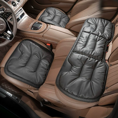 BMW high-end car special rear: Seat cushion, seat cover - no-standard-net-version-noble-black-front-and-rear-row-three-pieces-suit