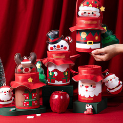 クリスマスバッグ アップルバッグ 起毛バッグ ギフトバッグ ハンドバッグ ギフトバッグ キャンディバッグ クリスマスイブバンドルバッグ アップル
