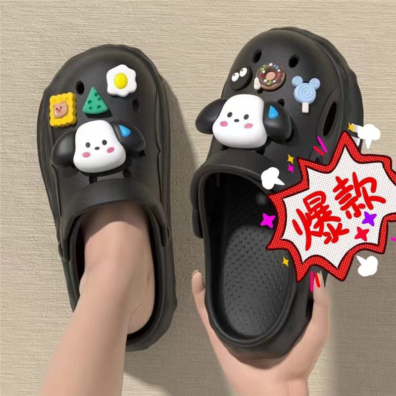 2351 악어 신발 땀 흘리는 개-블랙
