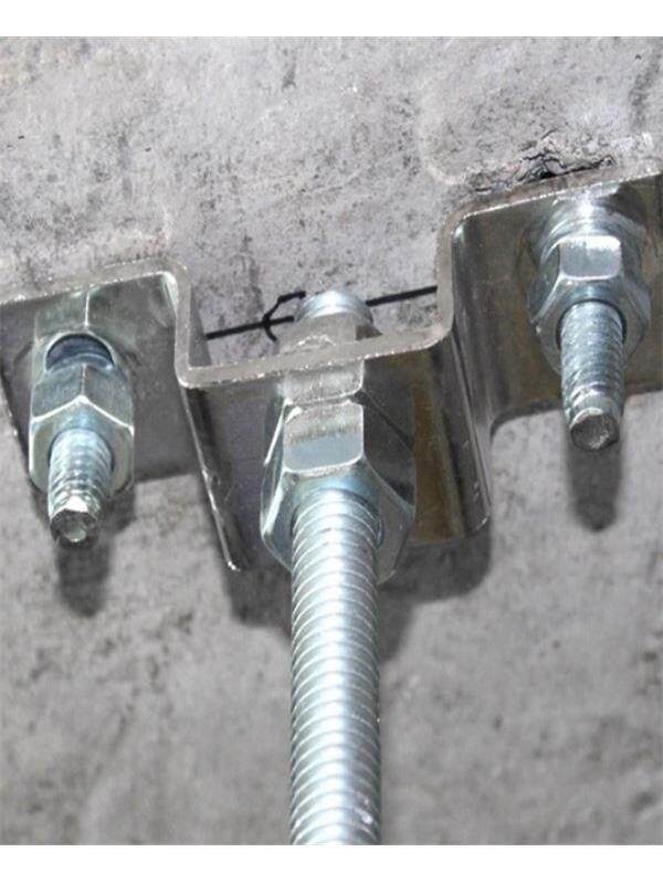 Acero inoxidable galvanizado en palabras fijación de suspensión montar hebilla tornillo tubo de suspensión de techo tipo abrazadera de tubo de suspensión de código cuadrado image 5
