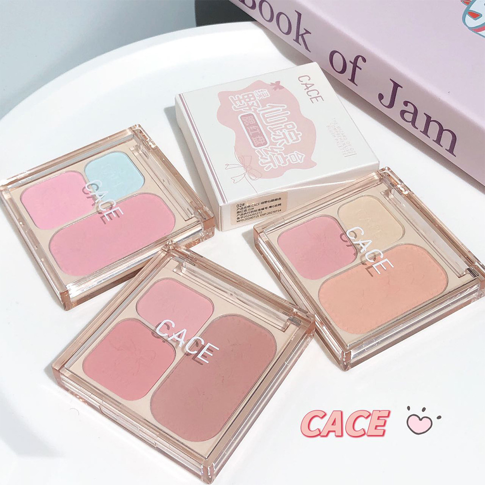 CACE's new "The Wizard of Oz" comprehensive blush palette, a set of three-color blush, natural and daily cross-border affordable wholesale Application Scenario