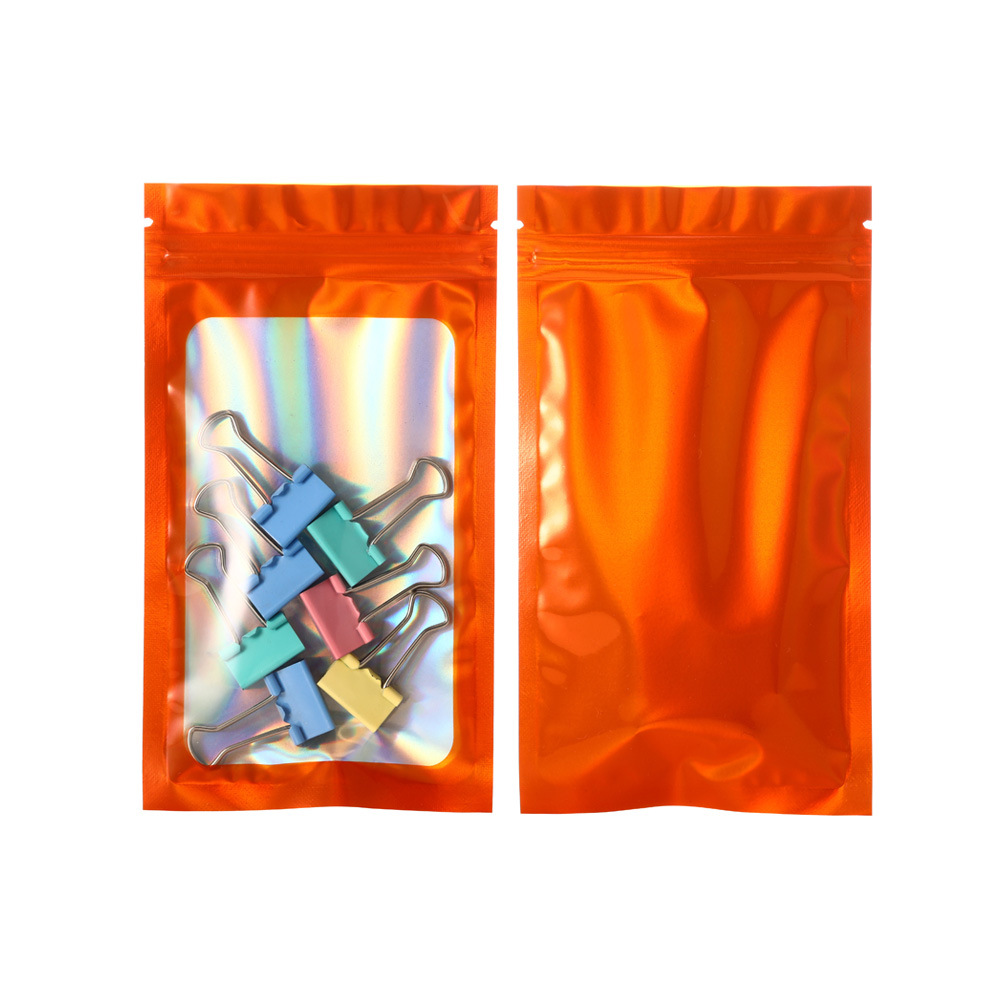 Bolsa ziplock de color láser, bolsa autoadhesiva, bolsa ziplock, bolsa de embalaje, bolsa de accesorios, bolsa de papel de aluminio, bolsa aluminizada, bolsa de plástico Symphony