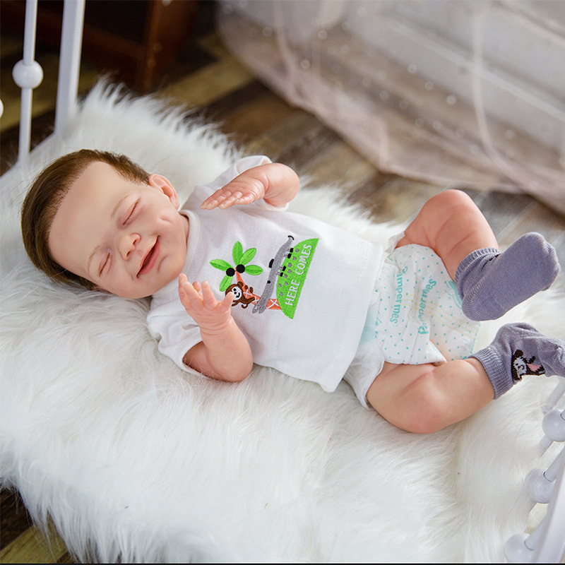 Nueva Llegada De abril renacer muñeca simulación muñeca renacer bebé pequeño Abril