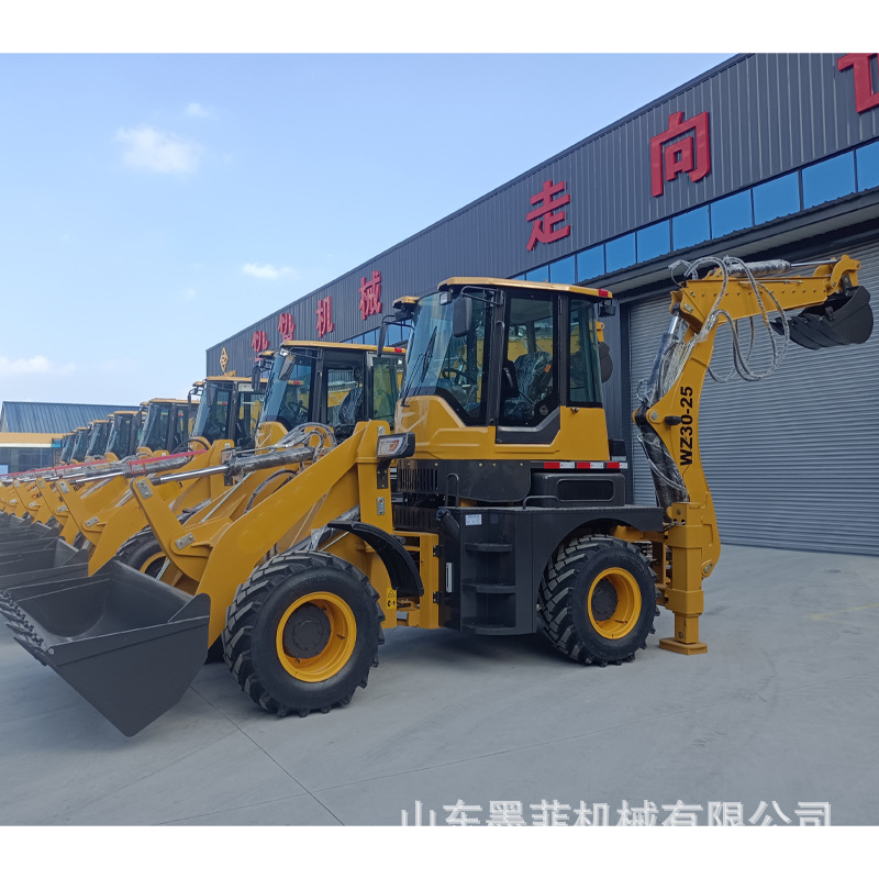 两头忙挖掘机厂家 农用园林挖掘装载机 两头忙挖机 福建供应