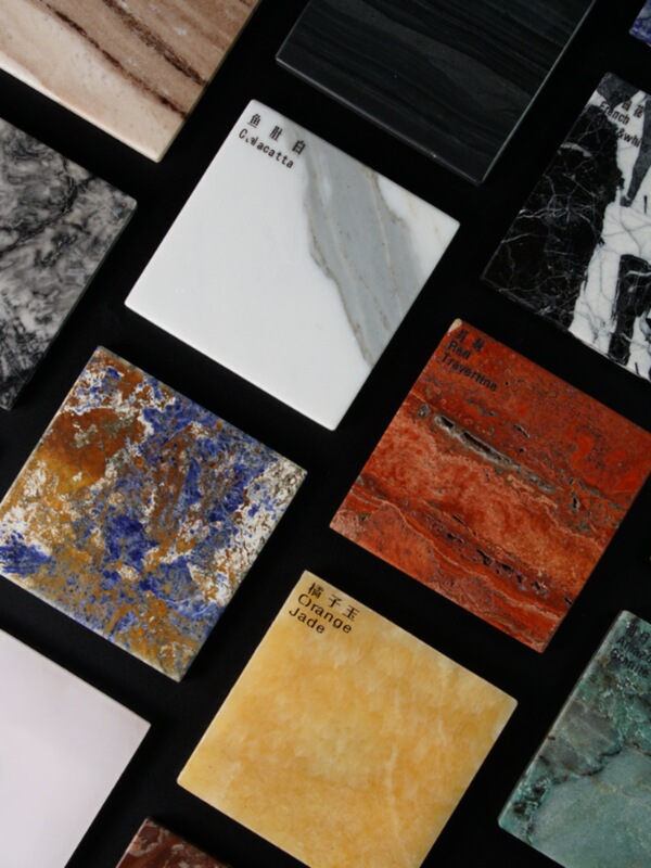 Marble Luxury Stone Sample Soft Decoration Ornaments Batch Sample Size Stone Samples