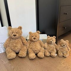 巴塞羅那熊玩偶送兒童女生日禮物安撫寶寶毛絨玩具抱枕娃