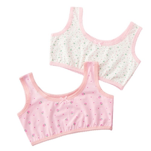 Pure cotton girls' underwear, girls' development period girls' vests, adolescent students' girls' children's bras