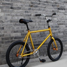 死飞自行车20寸全爆改动作把倒刹骑成年青少年学生儿童公路小单车