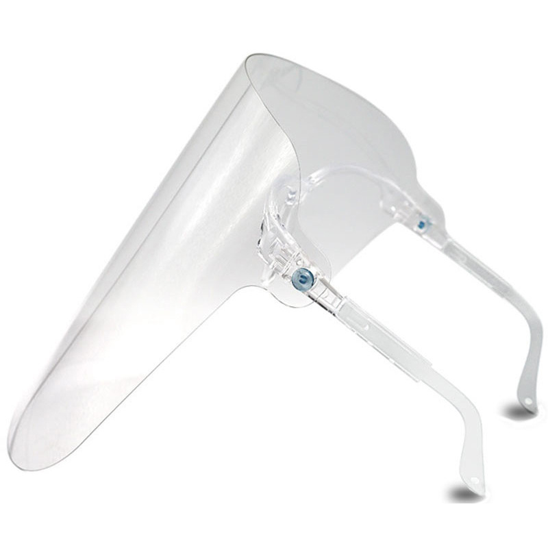 1. Patas telescópicas, protector facial antivaho de doble cara ajustable para mascotas, máscara protectora, casco de seguridad giratorio, protección ocular, venta caliente transfronteriza.