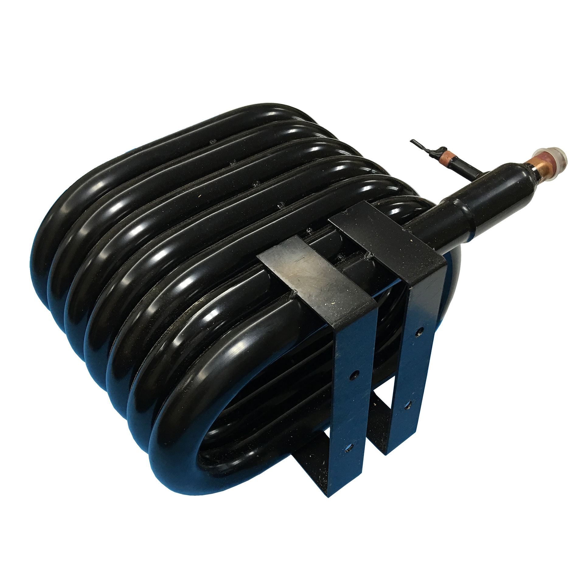 4P热泵热水器套管冷凝器耐震动和冲击用于工况恶劣的液体加热系统