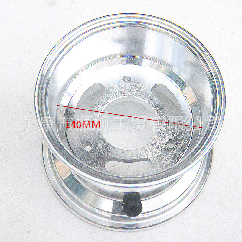 Atv 6inch Aluminum Alloy Rim 145/70-6 13X6.50-6 15X6.00-6 Aluminum Hub Vacuum Tire