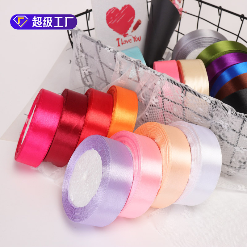 2,5 cm ramo cinta arco cinta flor accesorios regalo embalaje accesorios arco al por mayor