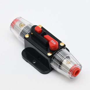 Photovoltaic System Automatic Recovery Fuse, Resettable Circuit Breaker, Audio Modification Switch Base 20-150A for Car