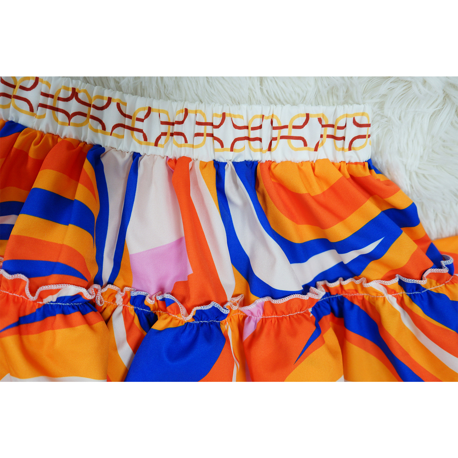 Women Clothing Sexy Sleeveless Backless Skirt Printed Two Piece Suit 16 Women Clothing Sexy Sleeveless Backless Skirt Printed Two Piece Suit