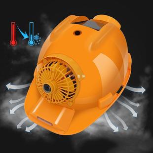 Hat with Fan Solar Dual Fan Helmet Male Construction Site Multifunctional Charging Summer Air Conditioning Refrigeration Hat