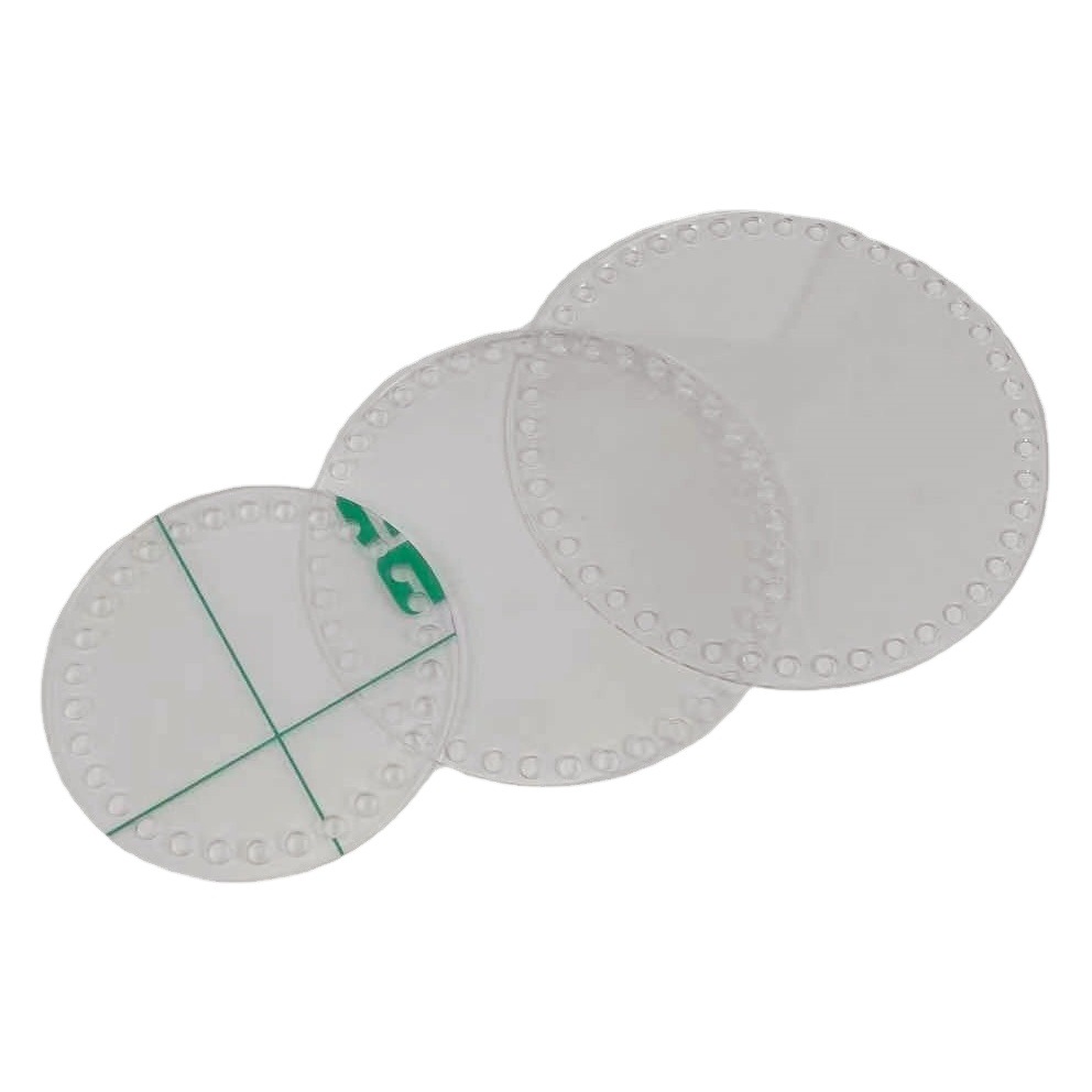 Hyuna woven bag transparent round acrylic sheet woven bag material bag accessories round acrylic sheet