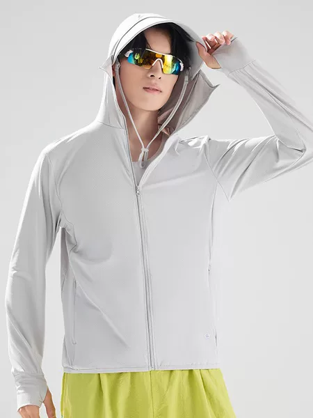 Upf50+ Sun Protection Clothing for Men and Women, Summer Outdoor Skin Clothing, Anti-Uv, Lightweight, Breathable Sun Protection Clothing Jacket