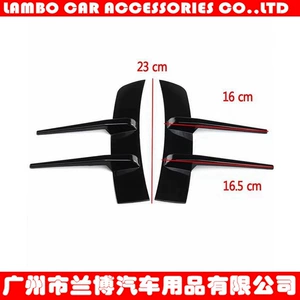 Car modification side wing fender car side air outlet decorative body decorative stickers Fender decorative stickers Universal