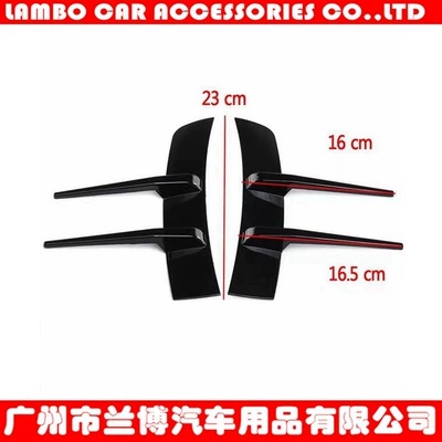 Car modification side wing fender car side air outlet decorative body decorative stickers Fender decorative stickers Universal