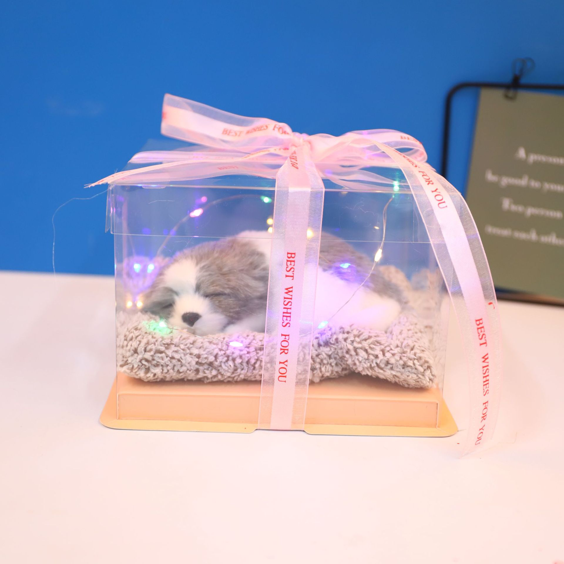 Bamboo charcoal mat sleeping dog (gray)