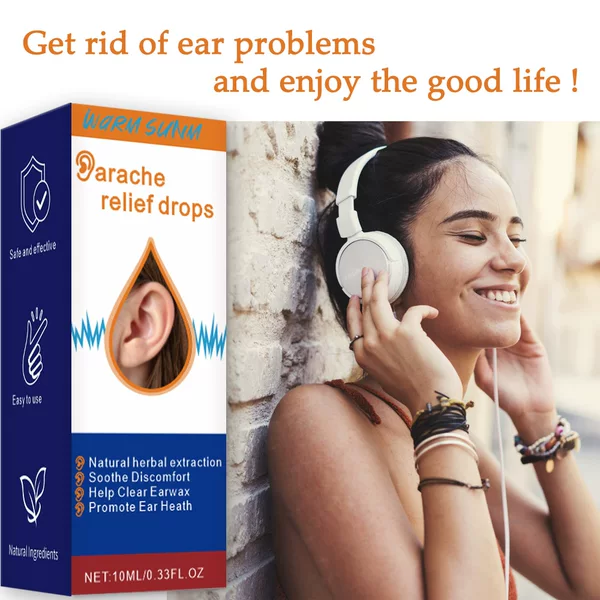 Warm Sunm Ear Drops Care Ear Drops Nourish Ear Ringing and Itching Ear Antibacterial Liquid Cross-Border