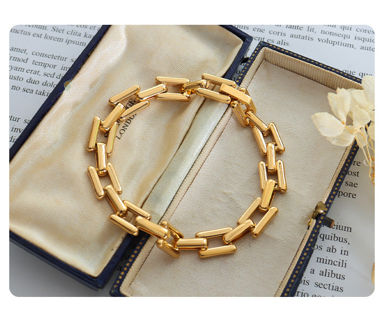 Fashion Geometric Titanium Steel Bracelets Necklace