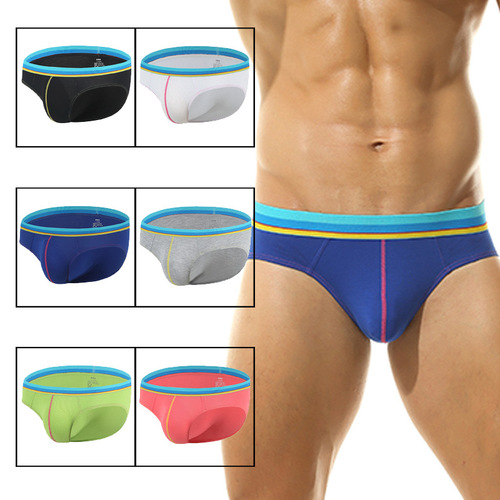 New men's underwear, Modal U-convex large bag trendy young men's low-waist sexy and comfortable classic briefs