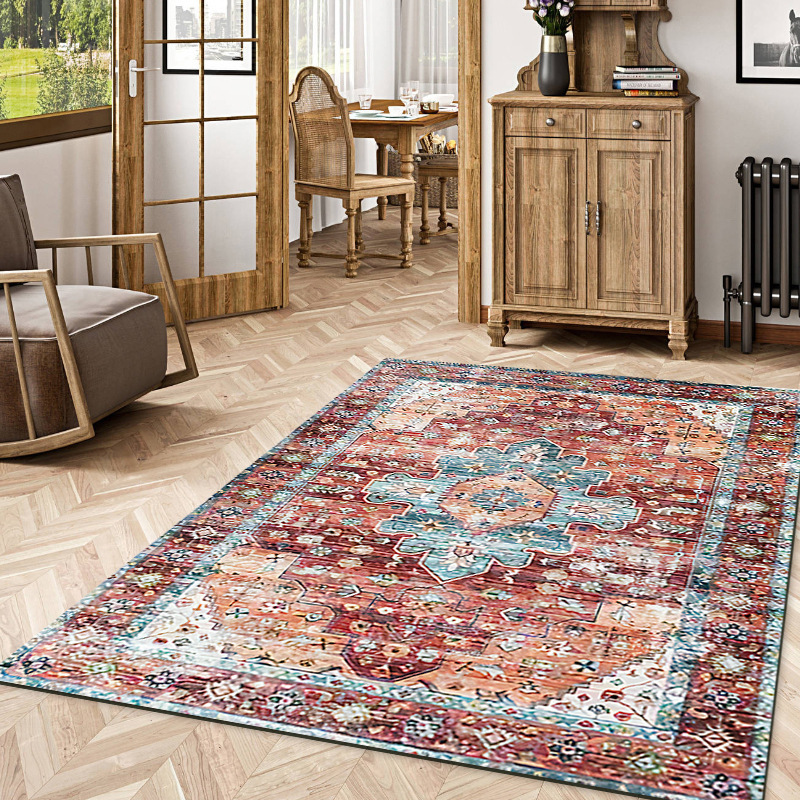 retro ethnic carpet for living room for bed
