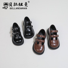 女童时尚公主鞋2024春季新款韩版儿童英伦风皮鞋学生软底单鞋潮