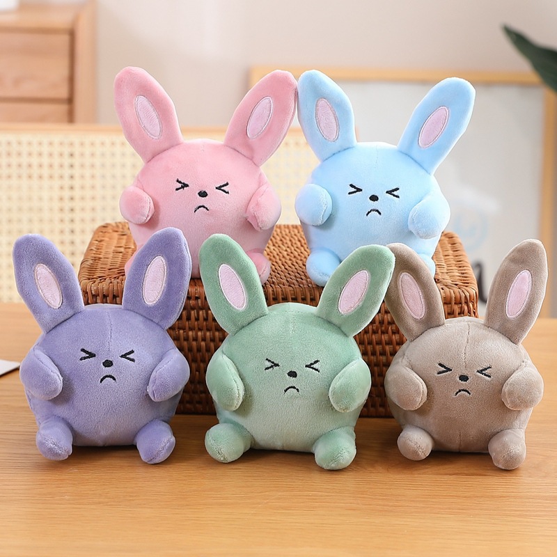 Soft Plush Stress-Relief Rabbit Toy, New Arrival, Cute Air-Releasing Plush Stuffed Animal, Great Gift for Kids