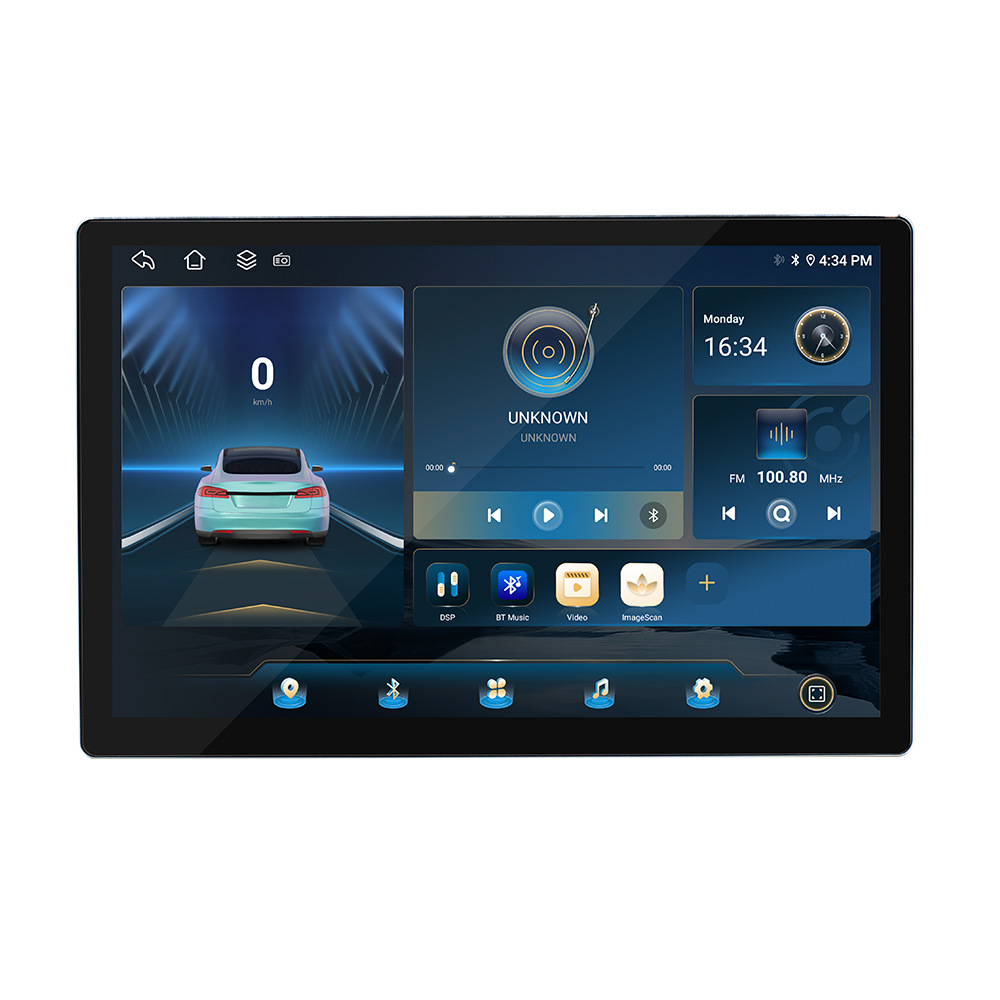 13,3-Zoll-Universal-Auto-GPS-Navigationssystem – 4G Android 8-Core Wireless CarPlay/Android Auto Touchscreen-Haupteinheit mit Split_voghion.com