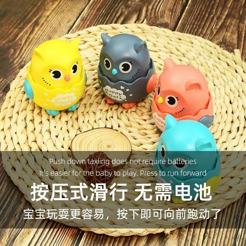 Модельная игрушечная машинка для мальчиков для малышей, инерционная мешкообразная игрушка, со звуком, раннее образование