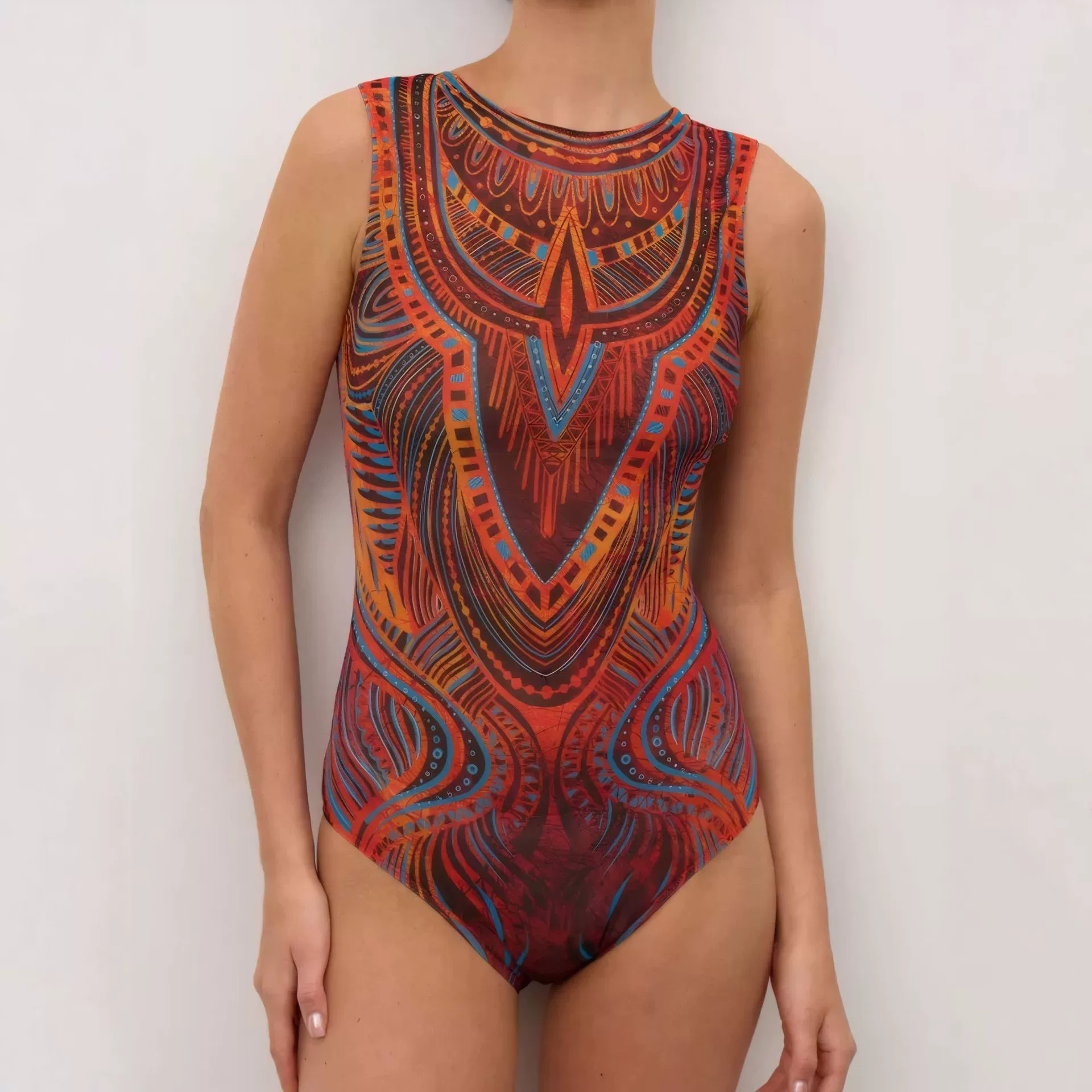 UPF русский солнцезащитный купальник женский купальник европейский и американский цельный купальник трансграничное бикини