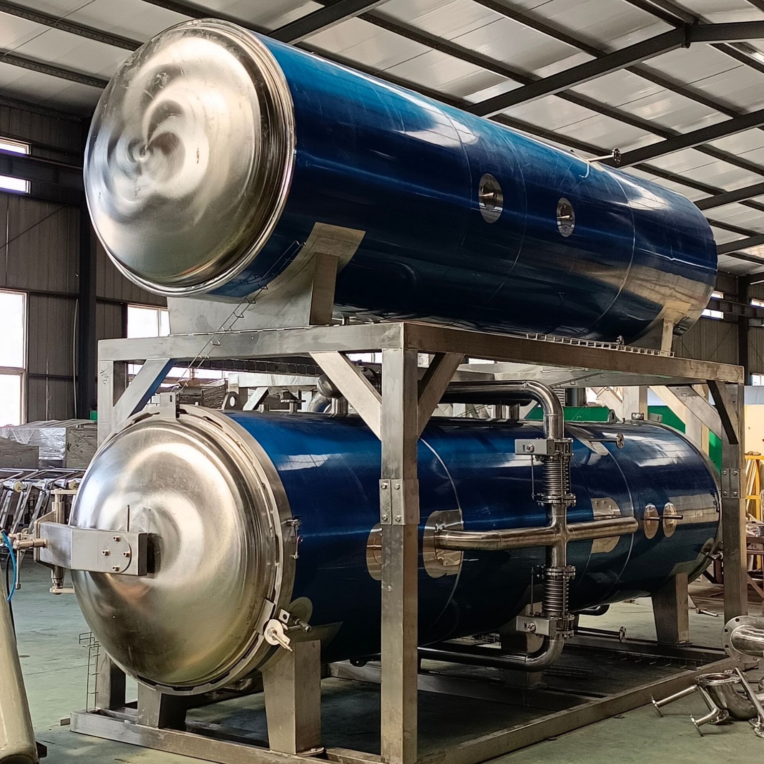 供应火腿肠香肠老火腿高温杀菌锅 肉制品杀菌锅 德州扒鸡杀菌设备