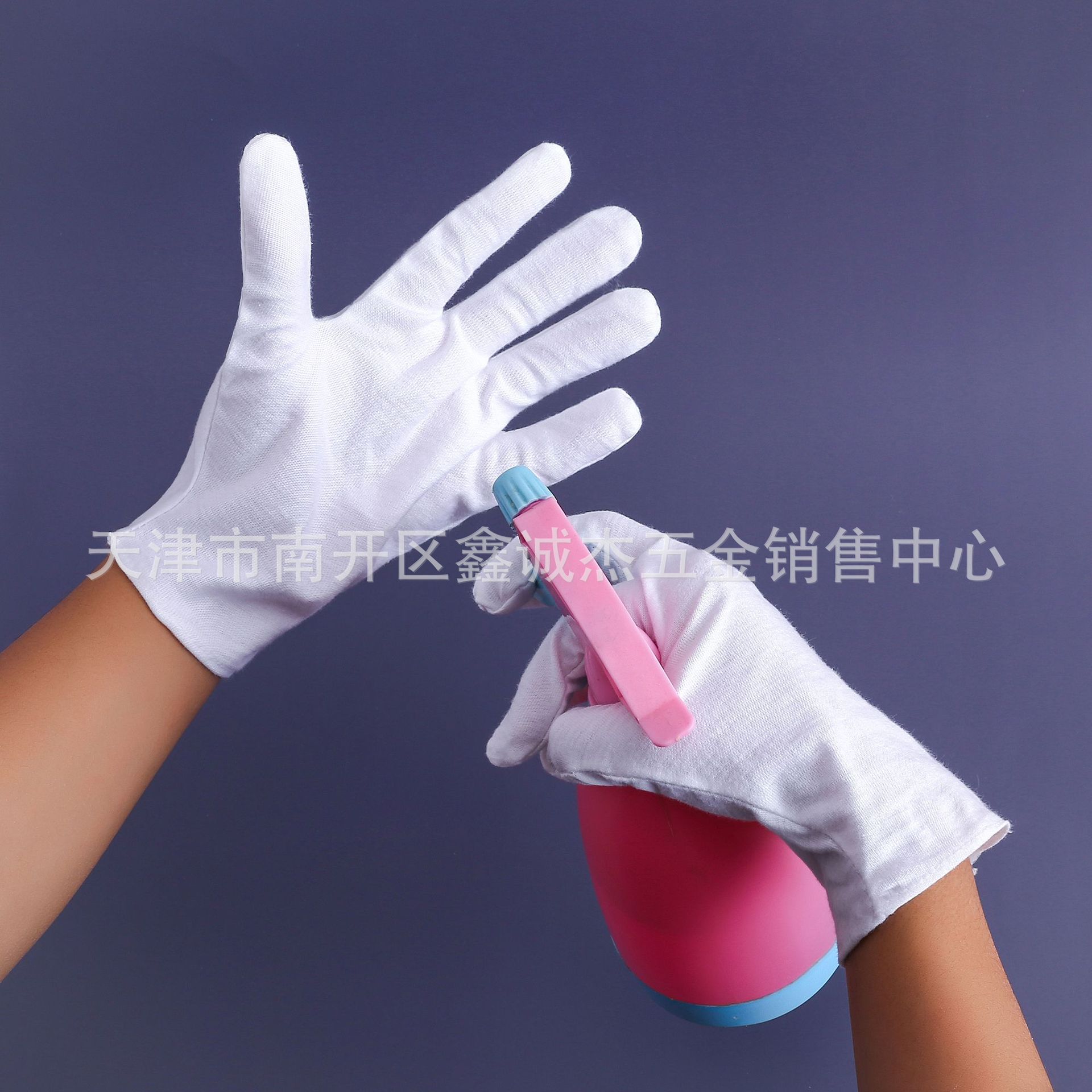 批发劳保作业手套 白布手套 白汗布 礼仪检查