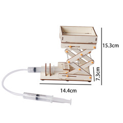 Creative DIY Hydraulic Lift for Middle and Primary School Physics Experiments