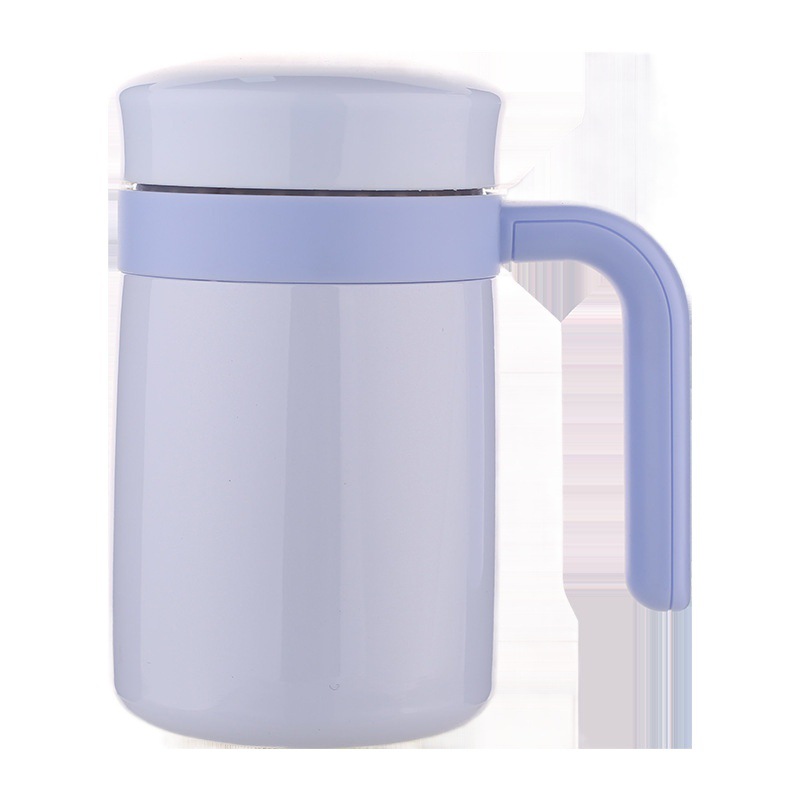 Taza de acero inoxidable doble cubierta de bebida directa taza de aislamiento térmico oficina de negocios taza de café de té sellado taza de agua portátil aislamiento al vacío