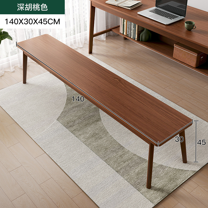 Banco banco de madera maciza Banco taburete comedor largo Banco silla hogar comedor taburete largo taburete de madera grande