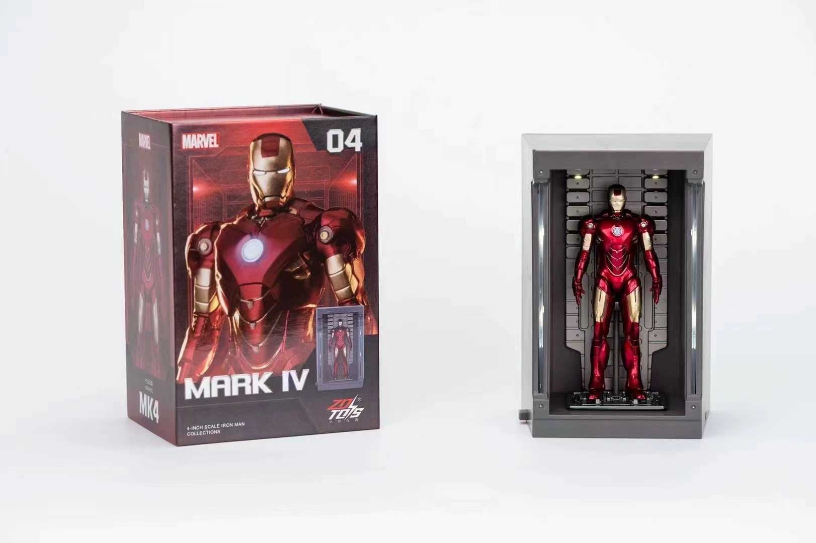 Minifigure (Marvel) MK85 Iron Man, 4-inch articulated collectible, multiple versions