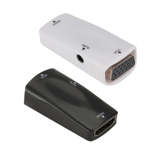 HDMI TO VGA converter set-top box TO display projection with audio HDMI female TO VGA female adapter