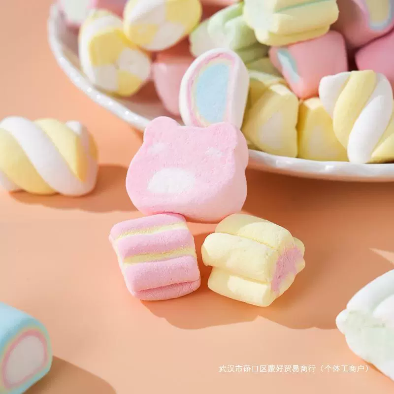 Mixed cotton nail decoration, 500g, with snowflakes