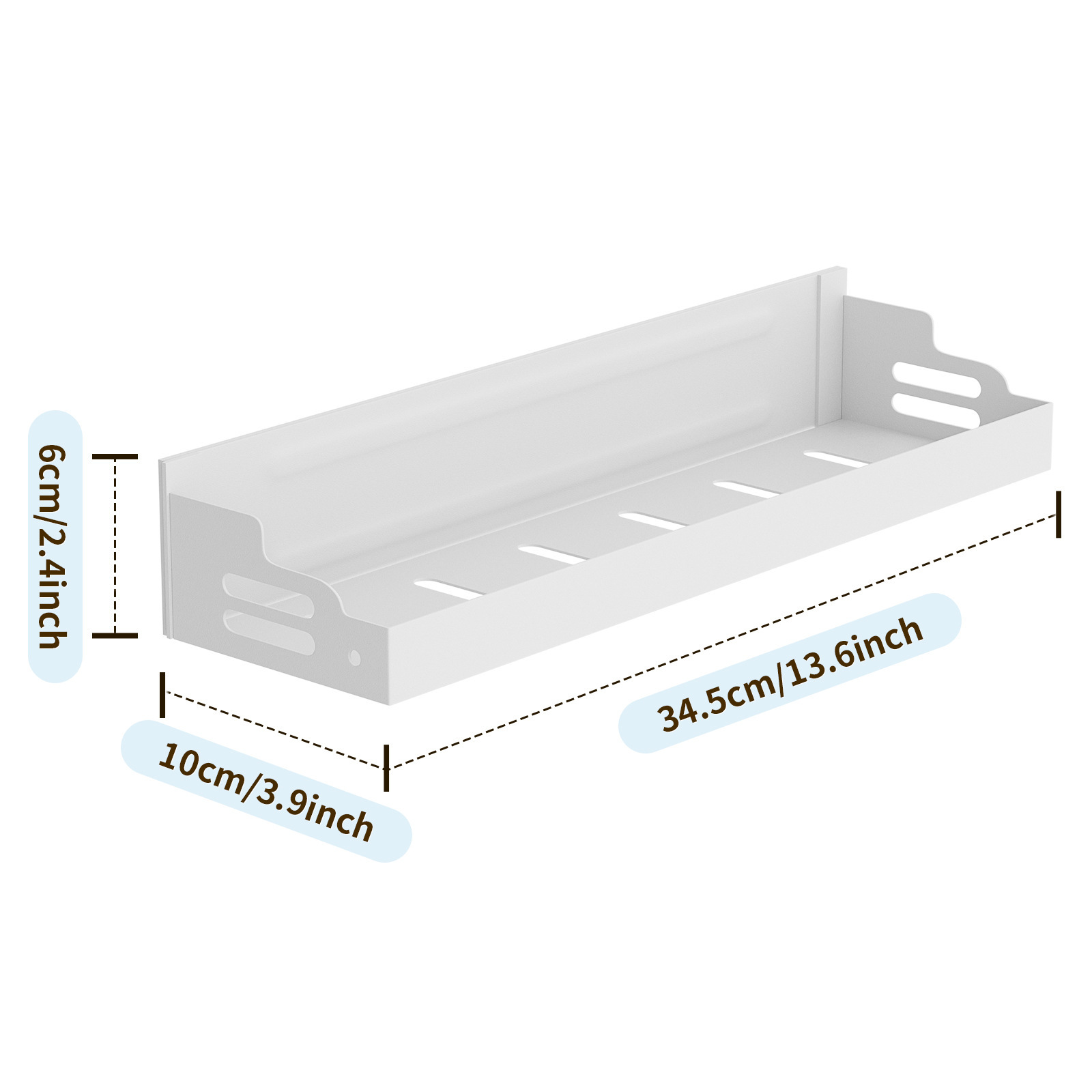 Estante de almacenamiento de refrigerador de absorción magnética percha lateral de refrigerador imán sin perforación cocina almacenamiento de película de poliestireno perfumes rack transfronterizo