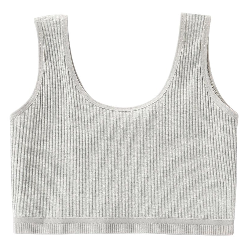 Período de desarrollo de la ropa interior de niña Chaleco de niños grandes estudiante de la escuela primaria sujetador de niños adolescentes de algodón puro