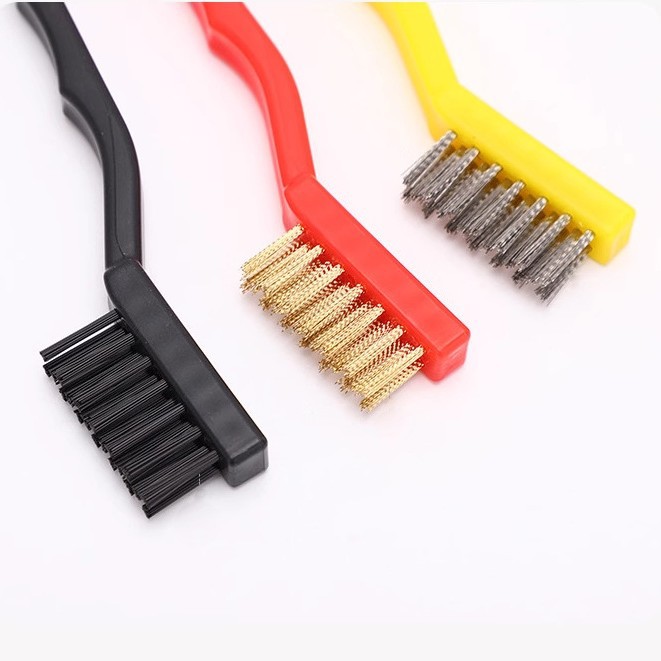 Gas Stove Cleaning Brush Stove Range Hood Cleaning Brush Household Kitchen Dead Angle Decontamination Cleaning suit Steel Wire Brush