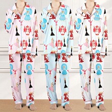 H 22760 Christmas Tree Print Pajama Set �}�Q��ӡ��˯��